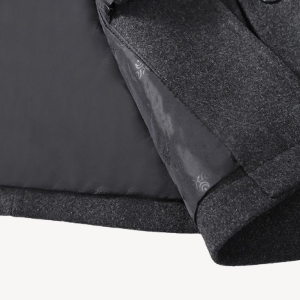 Clara Vienne | Men's Wool Blend Peacoat