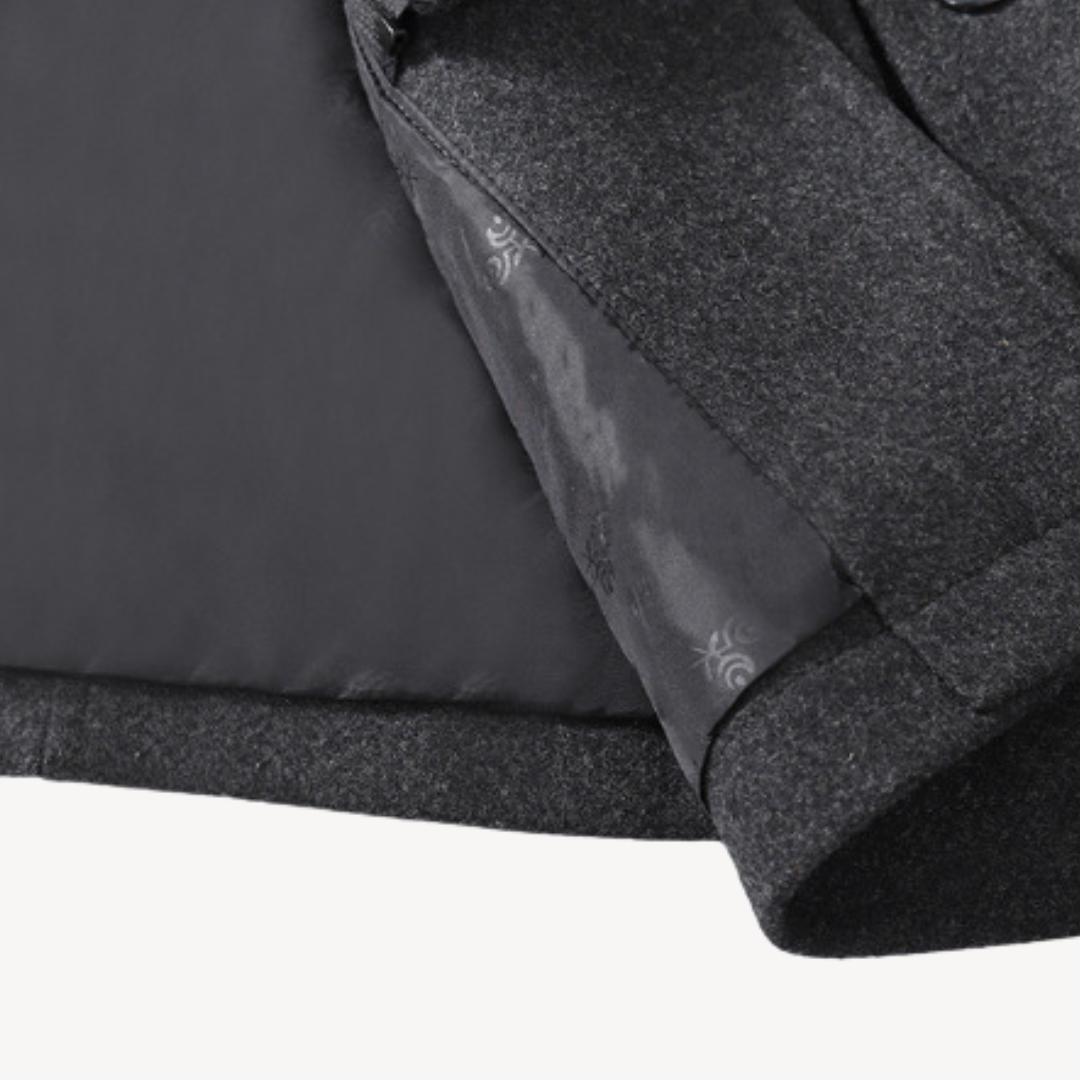 Clara Vienne | Men's Wool Blend Peacoat