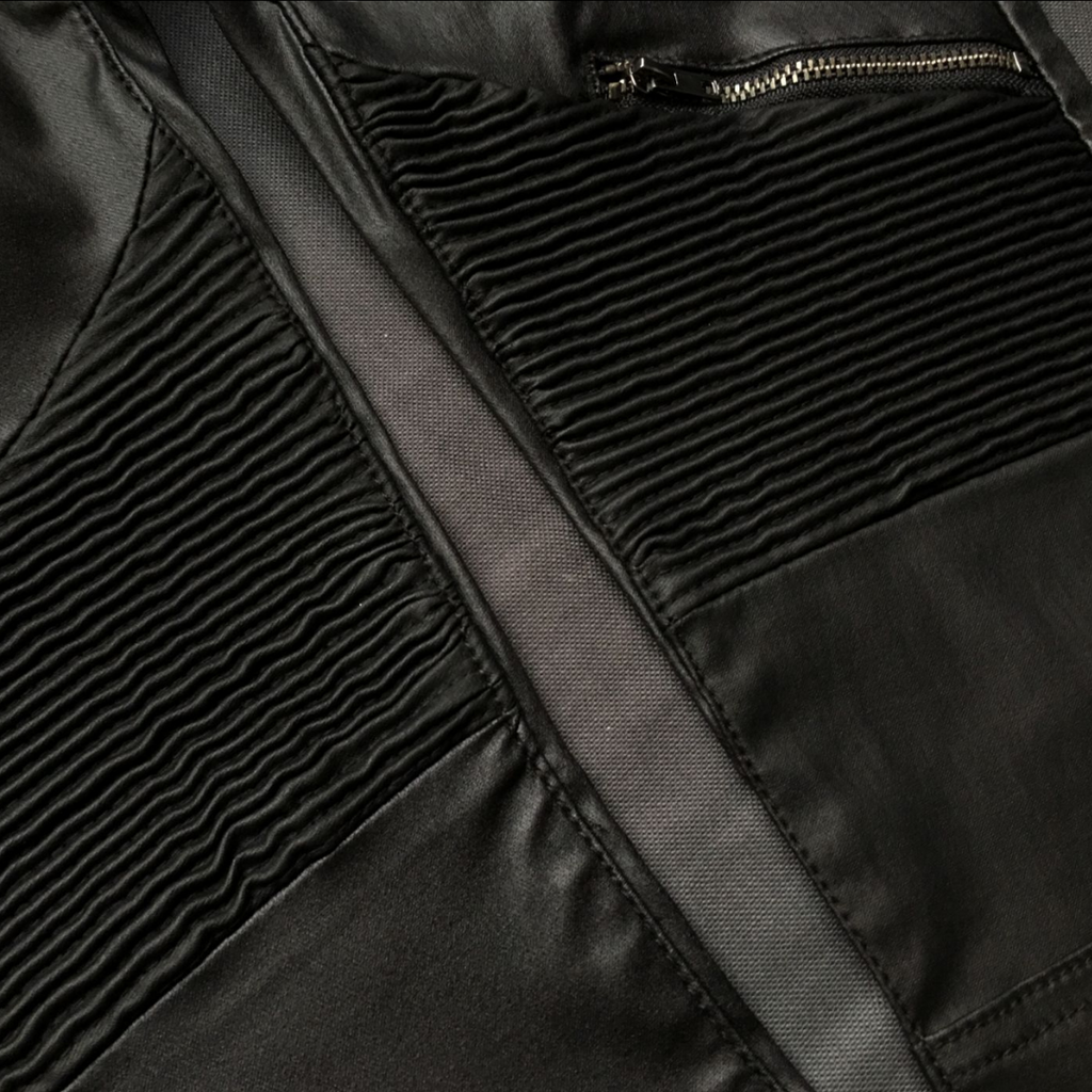 Clara Vienne Women's Faux Leather Moto Pants