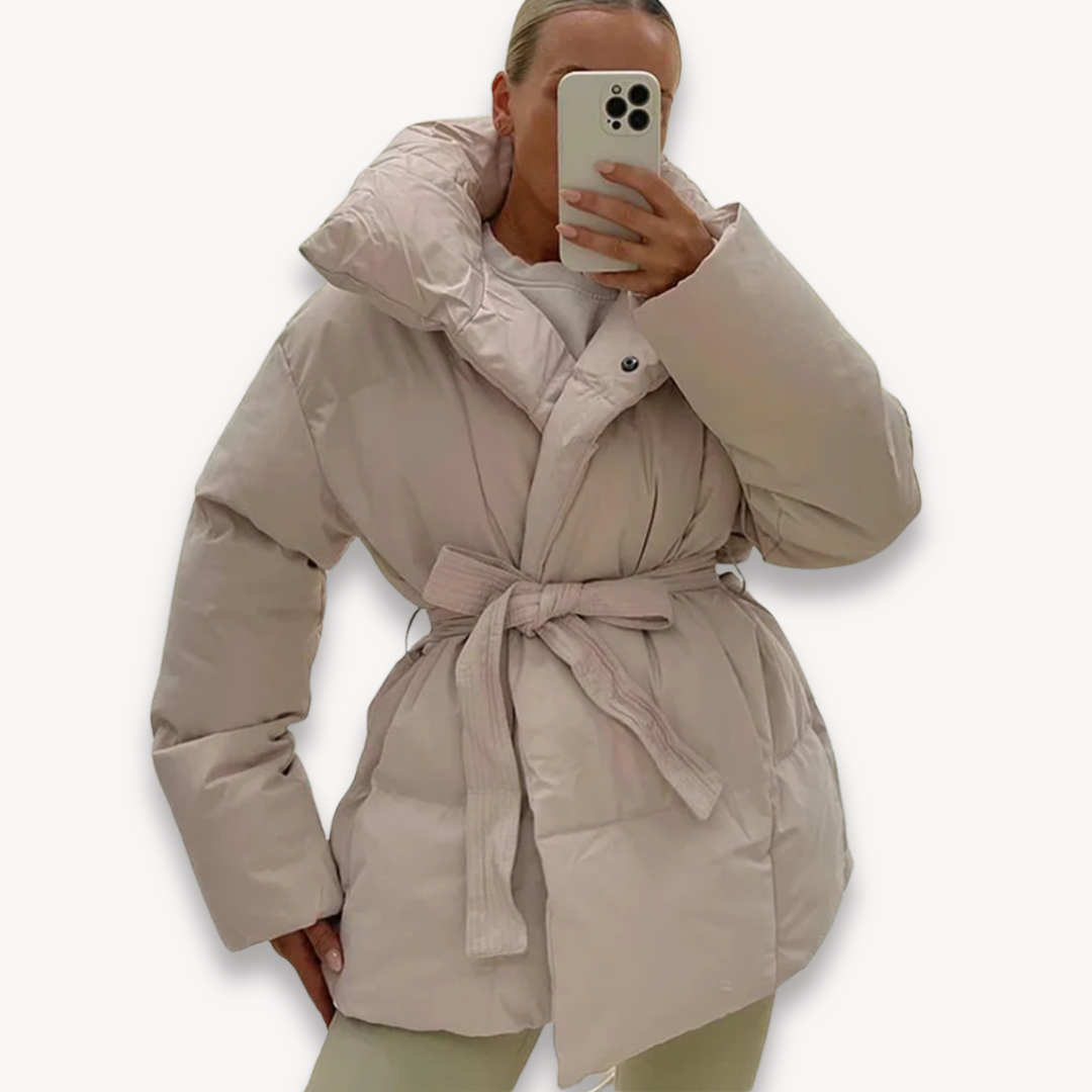 Clara Vienne | Belted Quilted Puffer Jacket for Women