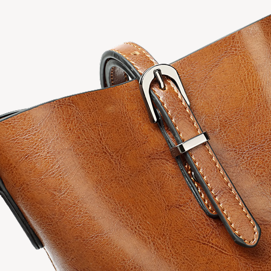 Clara Vienne | Women's Leather Tote Bag – Elegant Handbag