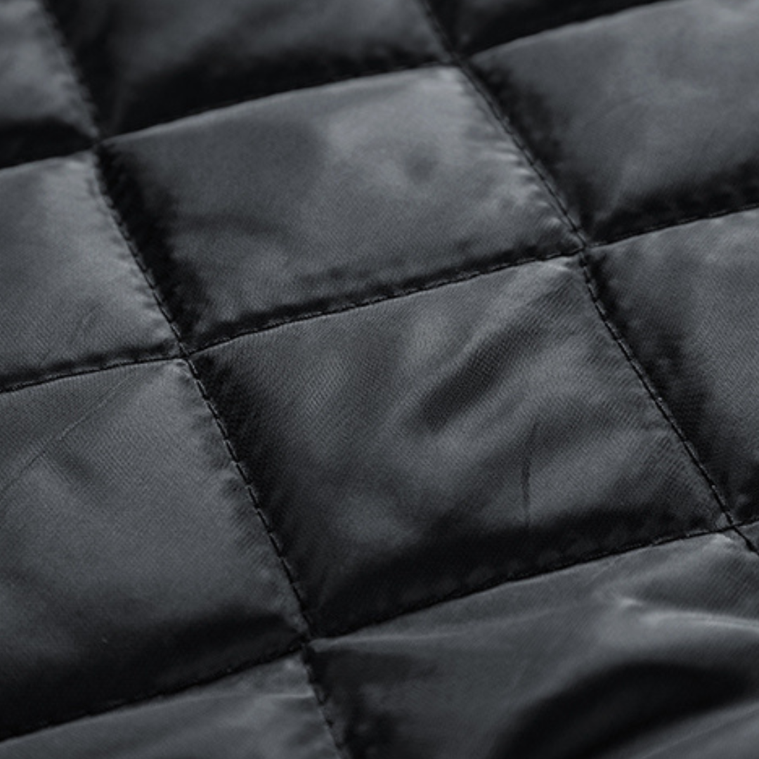 Clara Vienne | Men's Varsity Jacket - Wool Blend Body with Faux Leather Sleeves - Classic Letterman Style