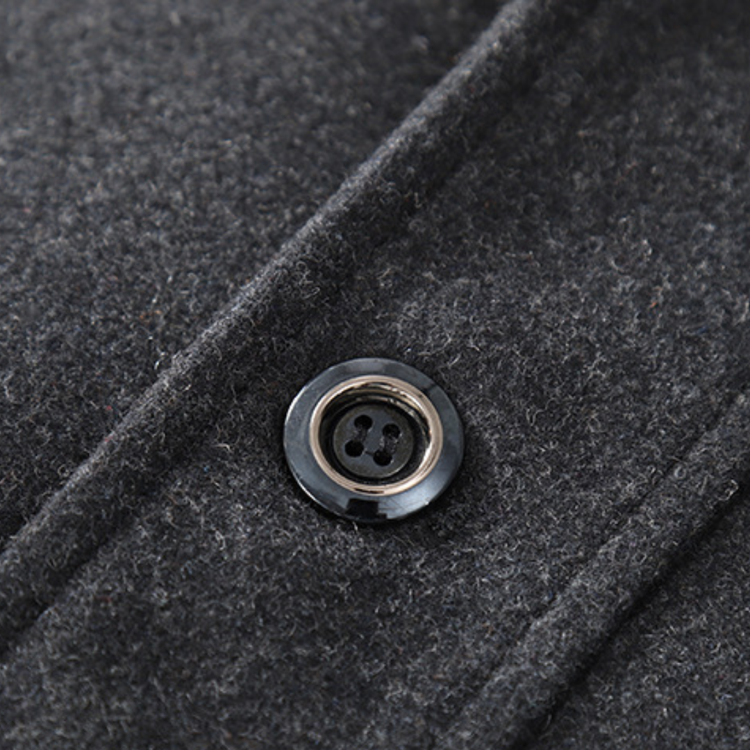 Clara Vienne | Men's Wool Blend Peacoat