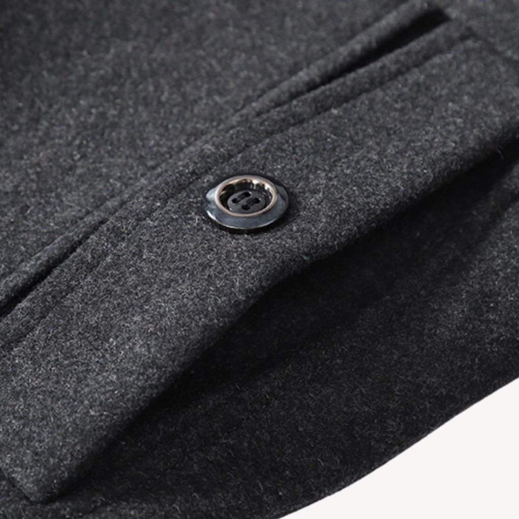 Clara Vienne | Men's Wool Blend Peacoat
