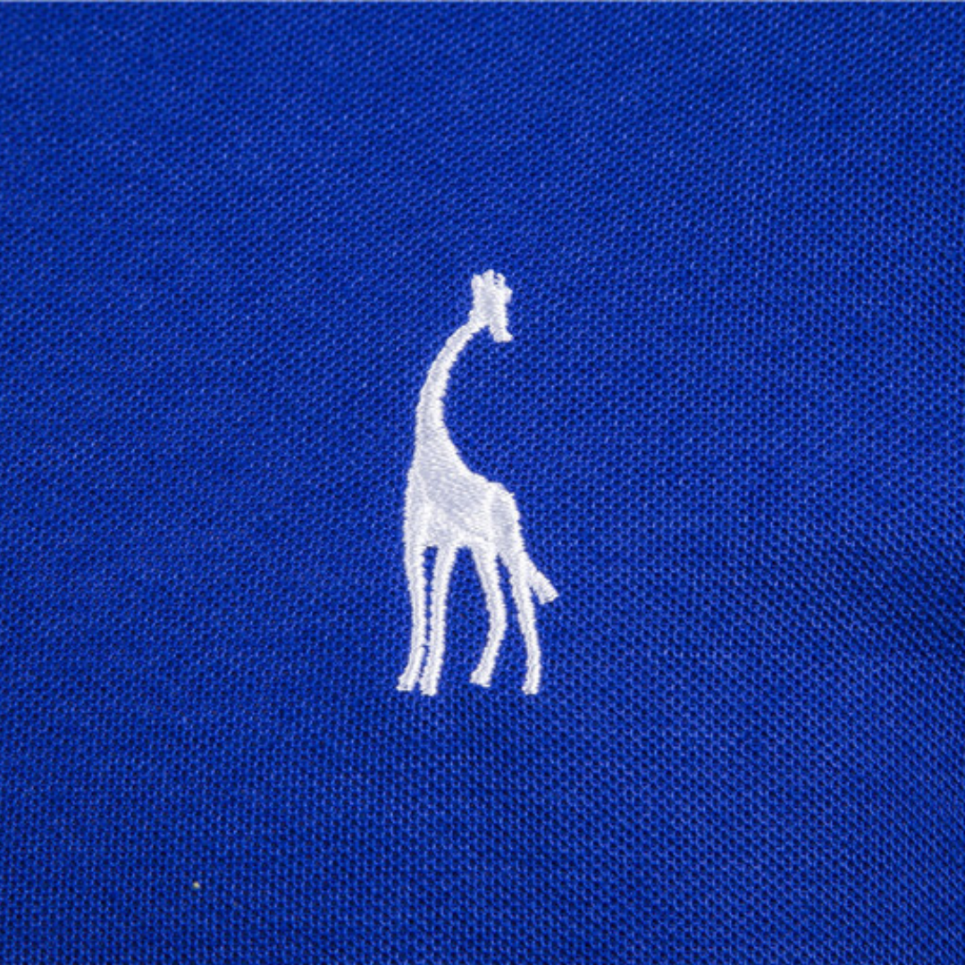 Clara Vienne | Men's Polo Shirt - Slim Fit, Cotton, Color Accents