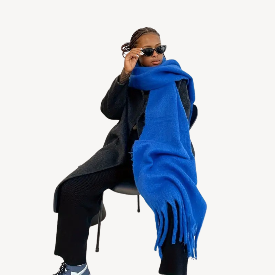 Fringed Wool Scarf | Clara Vienne