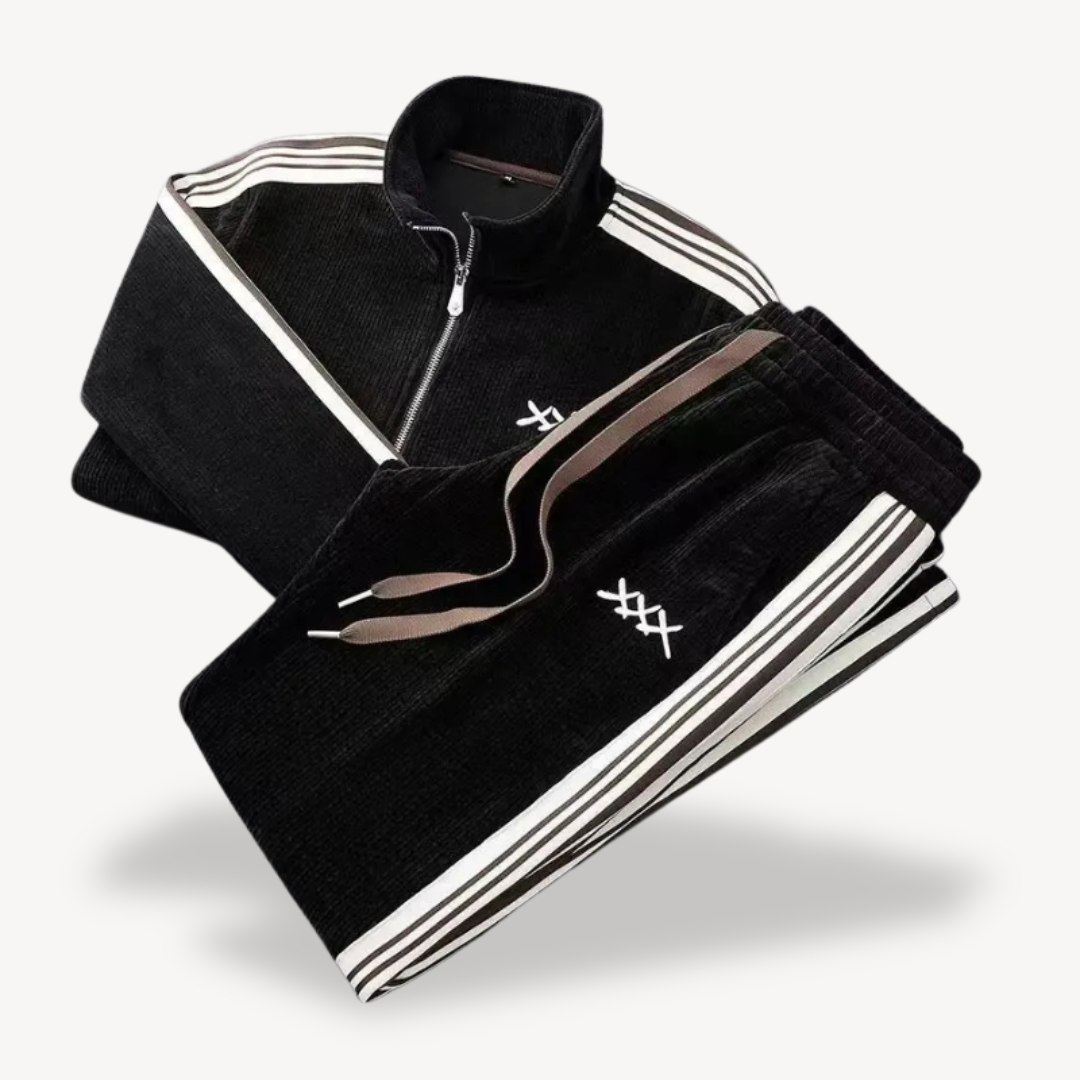 Men's Athletic Striped Tracksuit | Clara Vienne