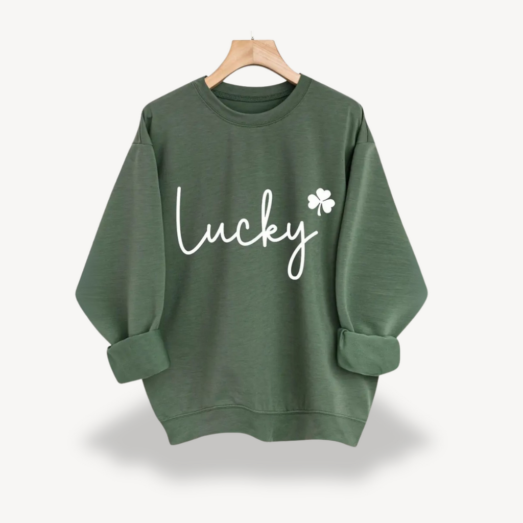 Lucky Graphic Sweatshirt for Women | Clara Vienne