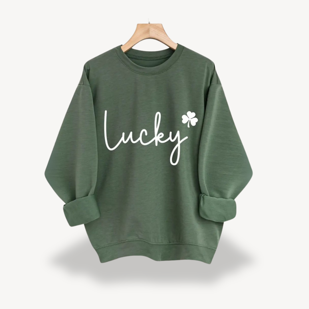 Lucky Graphic Sweatshirt for Women | Clara Vienne