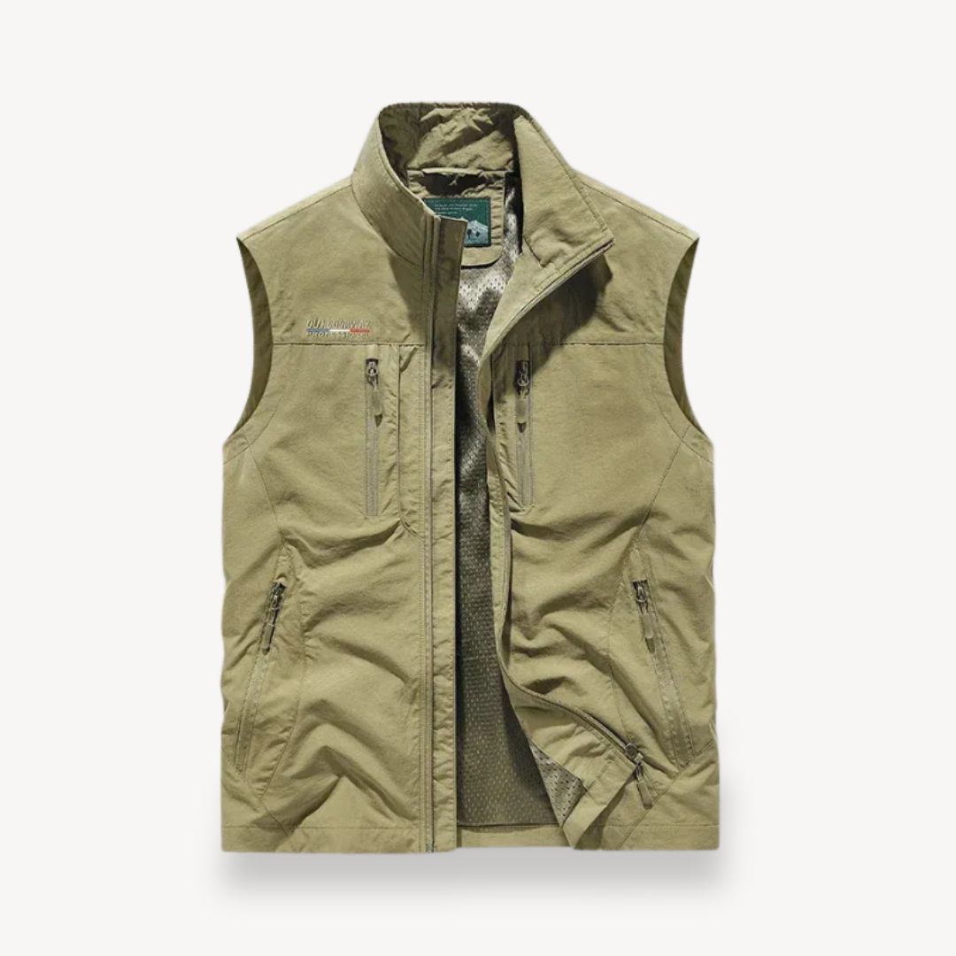 Lightweight Men's Summer Vest Jacket | Clara Vienne