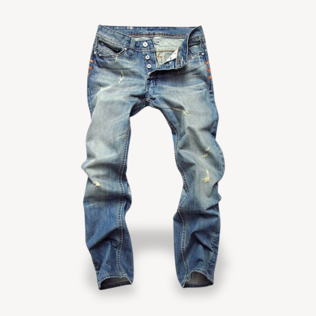 Distressed Denim Jeans for Men | Clara Vienne