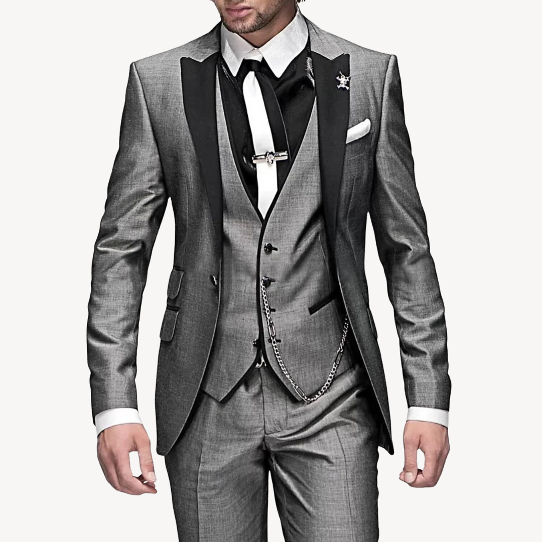Men's 3-Piece Slim Fit Suit | Clara Vienne