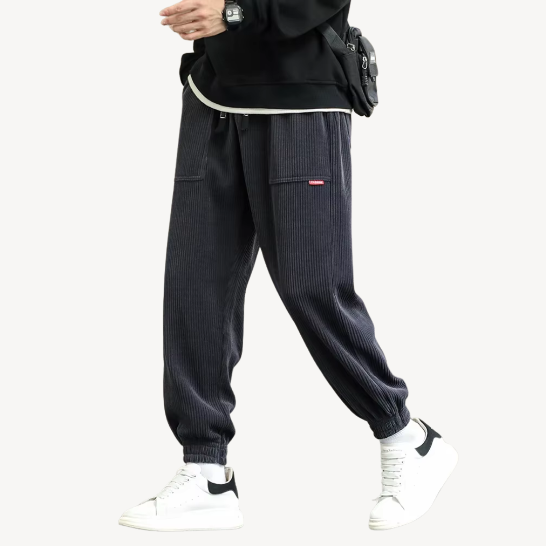 Men's Corduroy Jogger Trousers | Clara Vienne