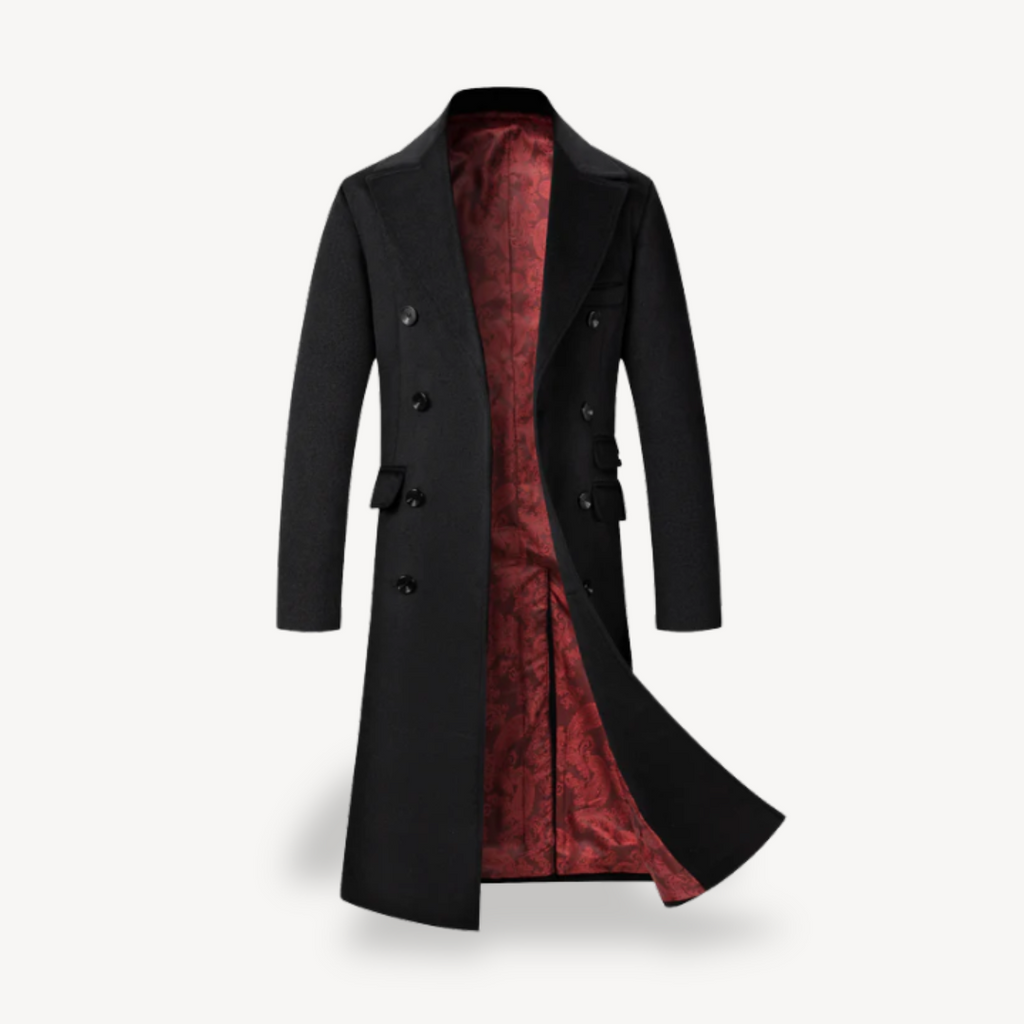 Double Breasted Overcoat Men | Clara Vienne