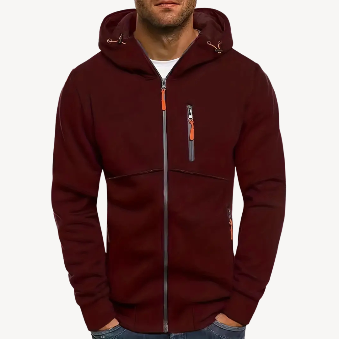 Casual Hoodie Cotton Polyester Men | Clara Vienne