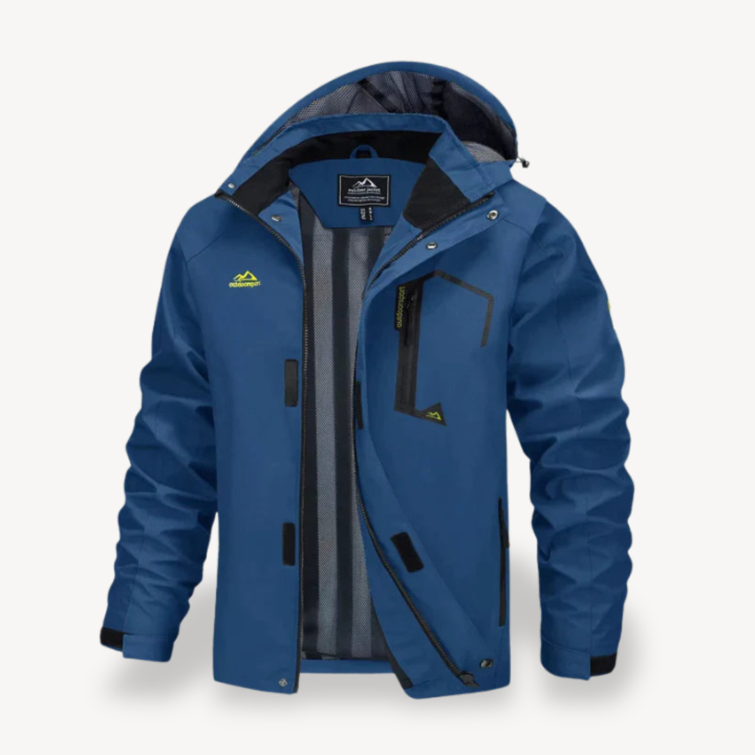 Men's Camo Waterproof Winter Jacket with Hood | Clara Vienne