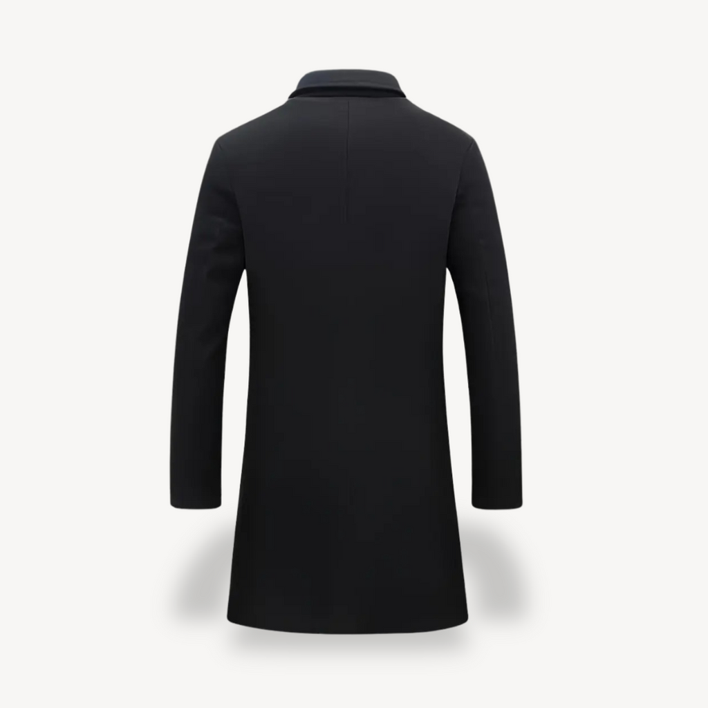 Men's Classic Wool Blend Coat | Clara Vienne