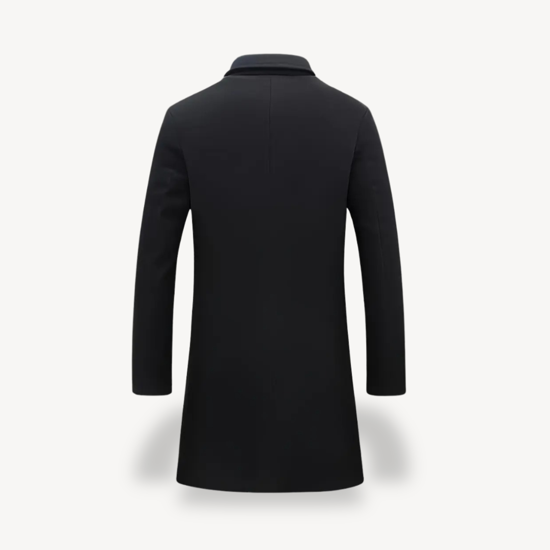 Men's Classic Wool Blend Coat | Clara Vienne