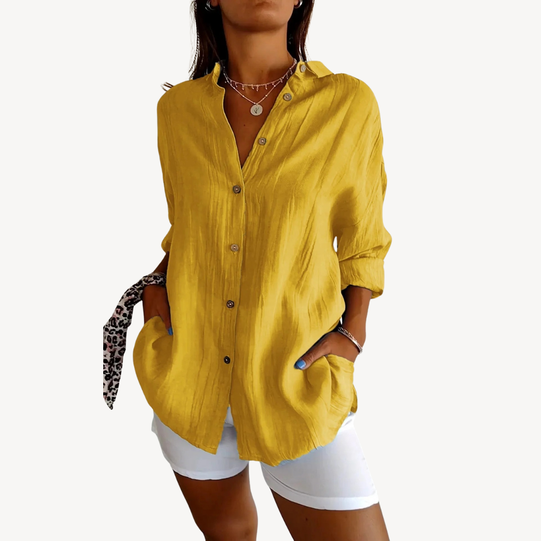 Button-Up Casual Blouse Women | Clara Vienne