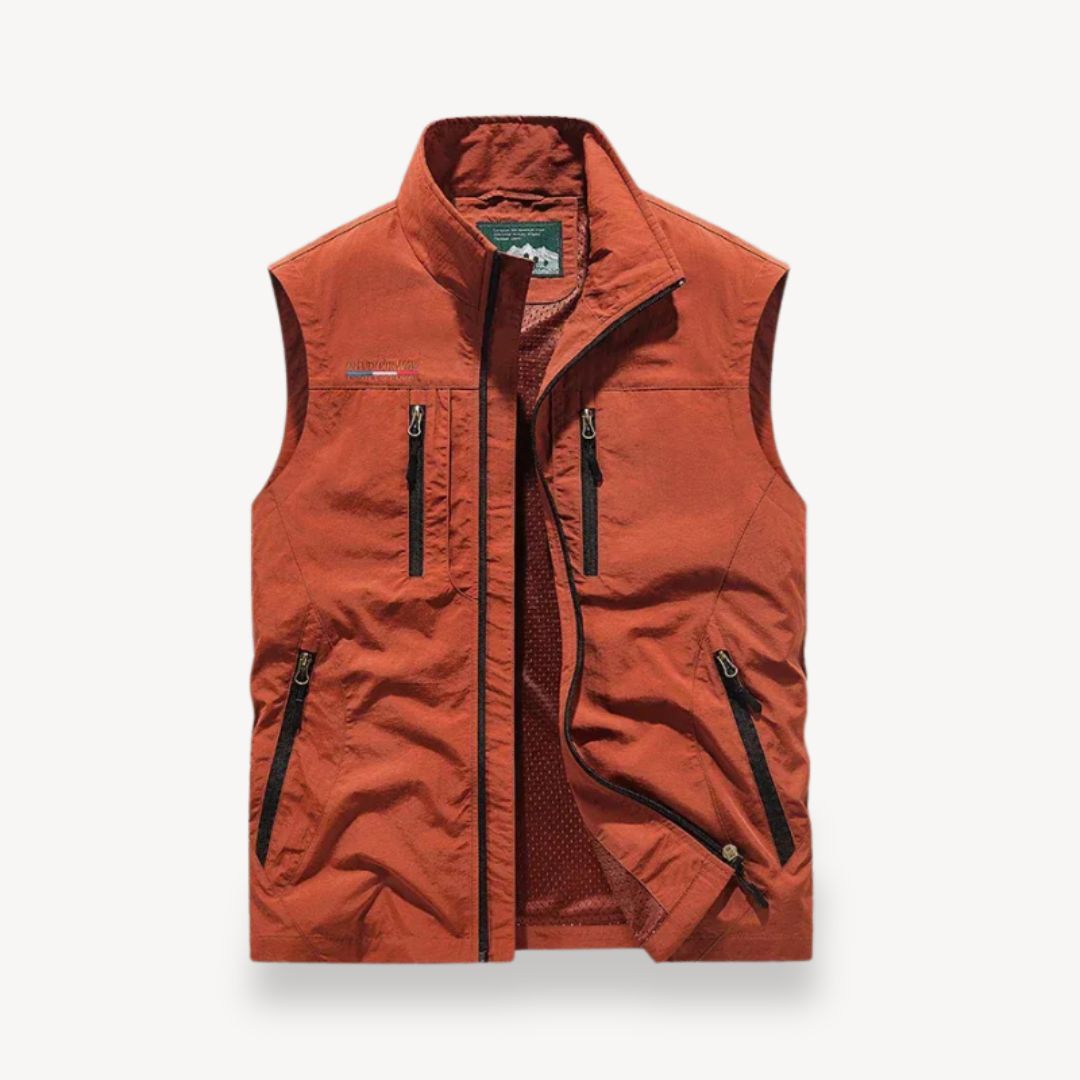 Lightweight Men's Summer Vest Jacket | Clara Vienne