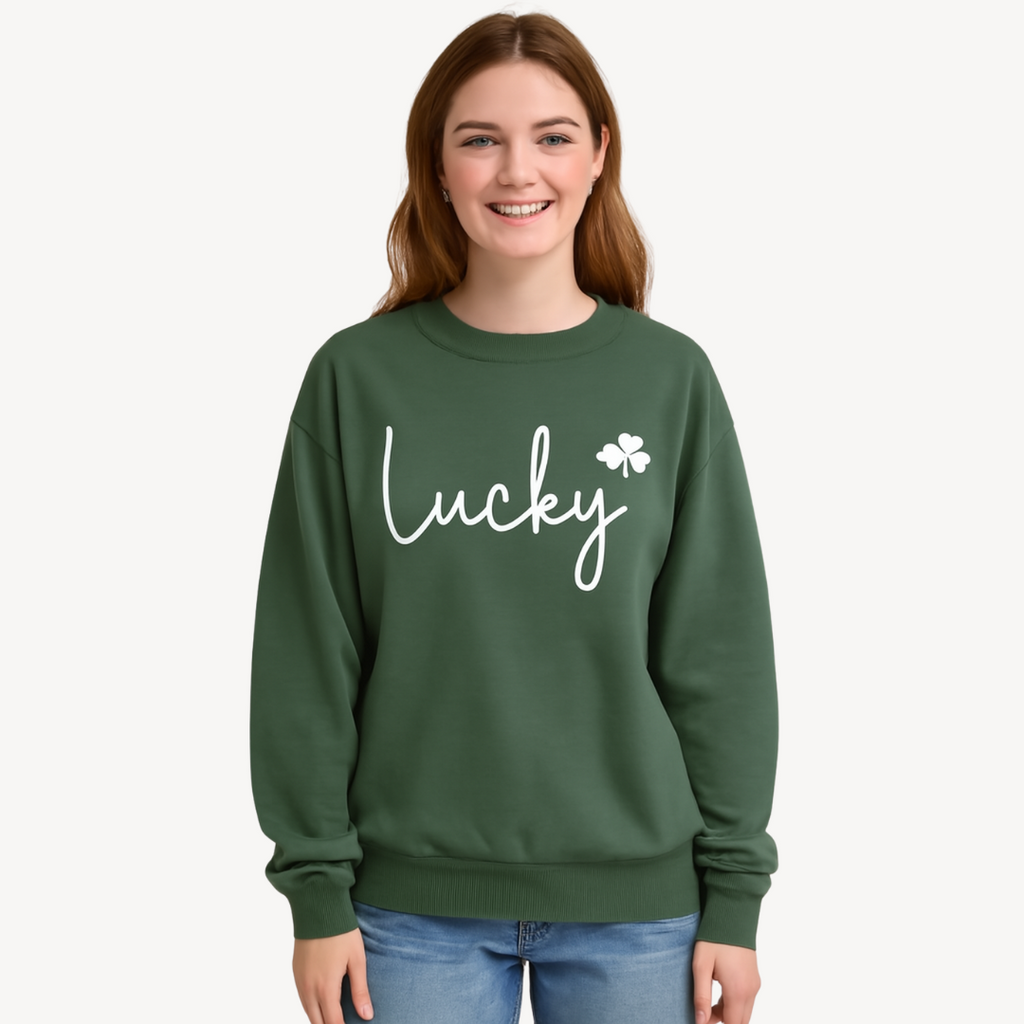 Lucky Graphic Sweatshirt for Women | Clara Vienne