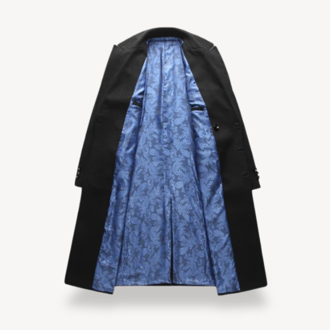 Double Breasted Overcoat Men | Clara Vienne