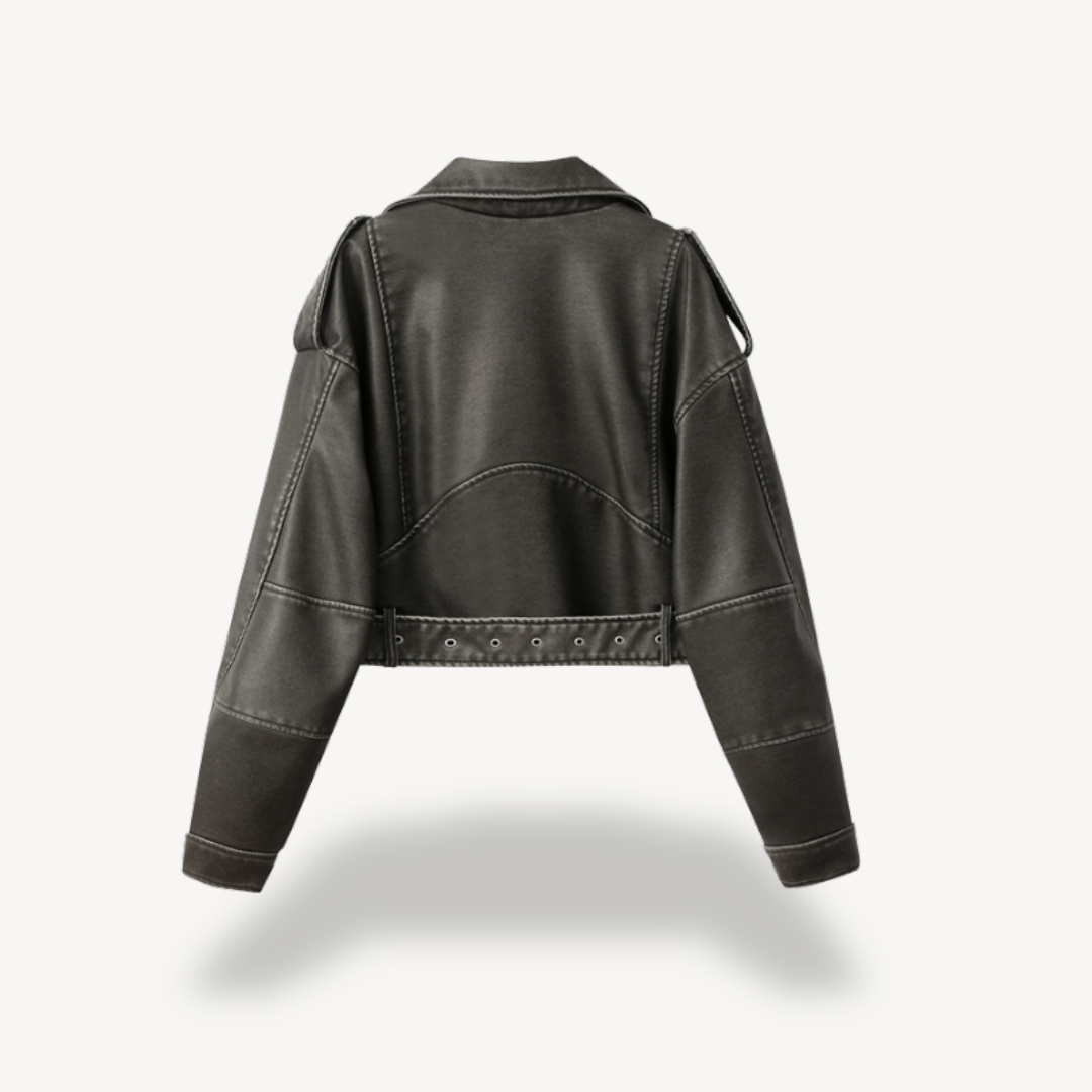 Leather Biker Jacket for Women | Clara Vienne