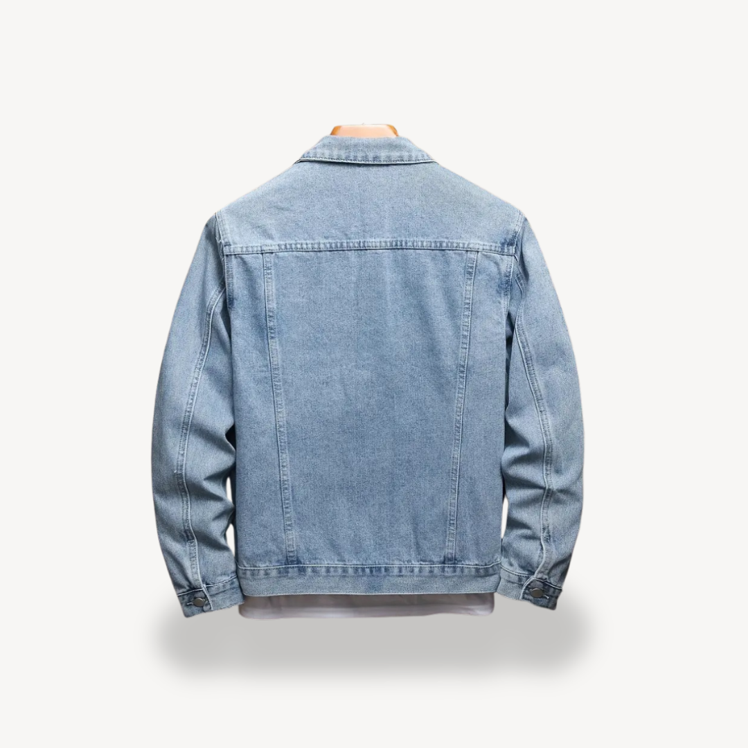 Light Blue Denim Jacket for Men | Clara Vienne