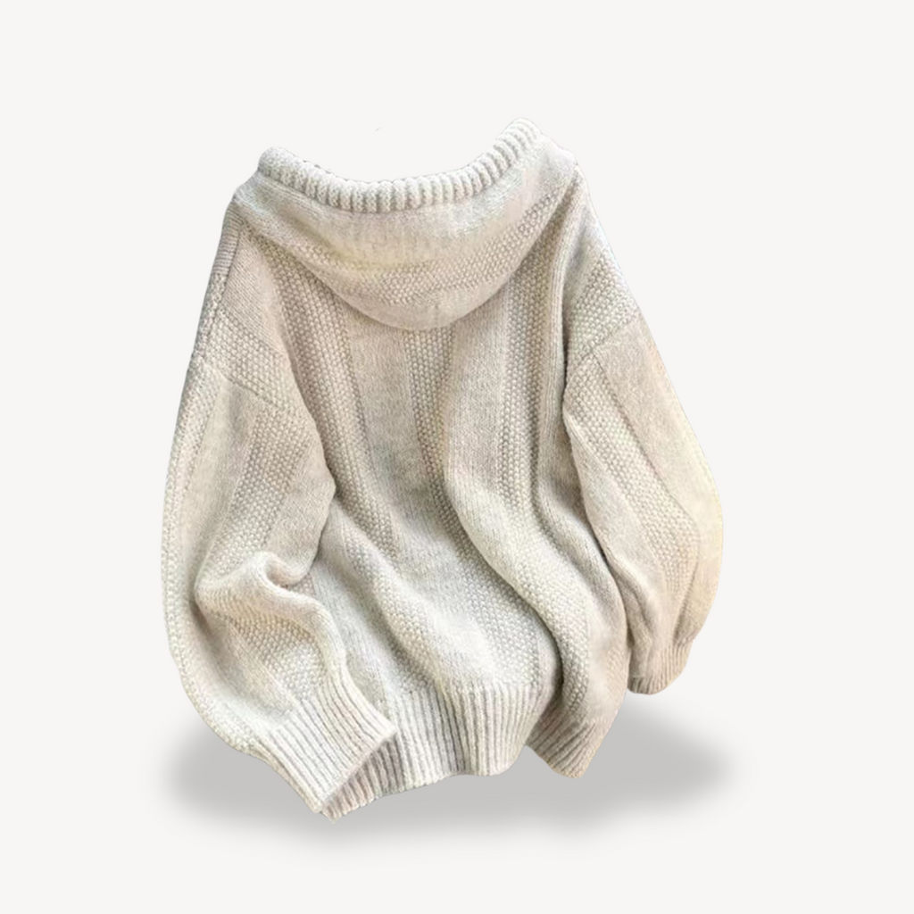 Knitted Hoodie Sweater for Women | Clara Vienne