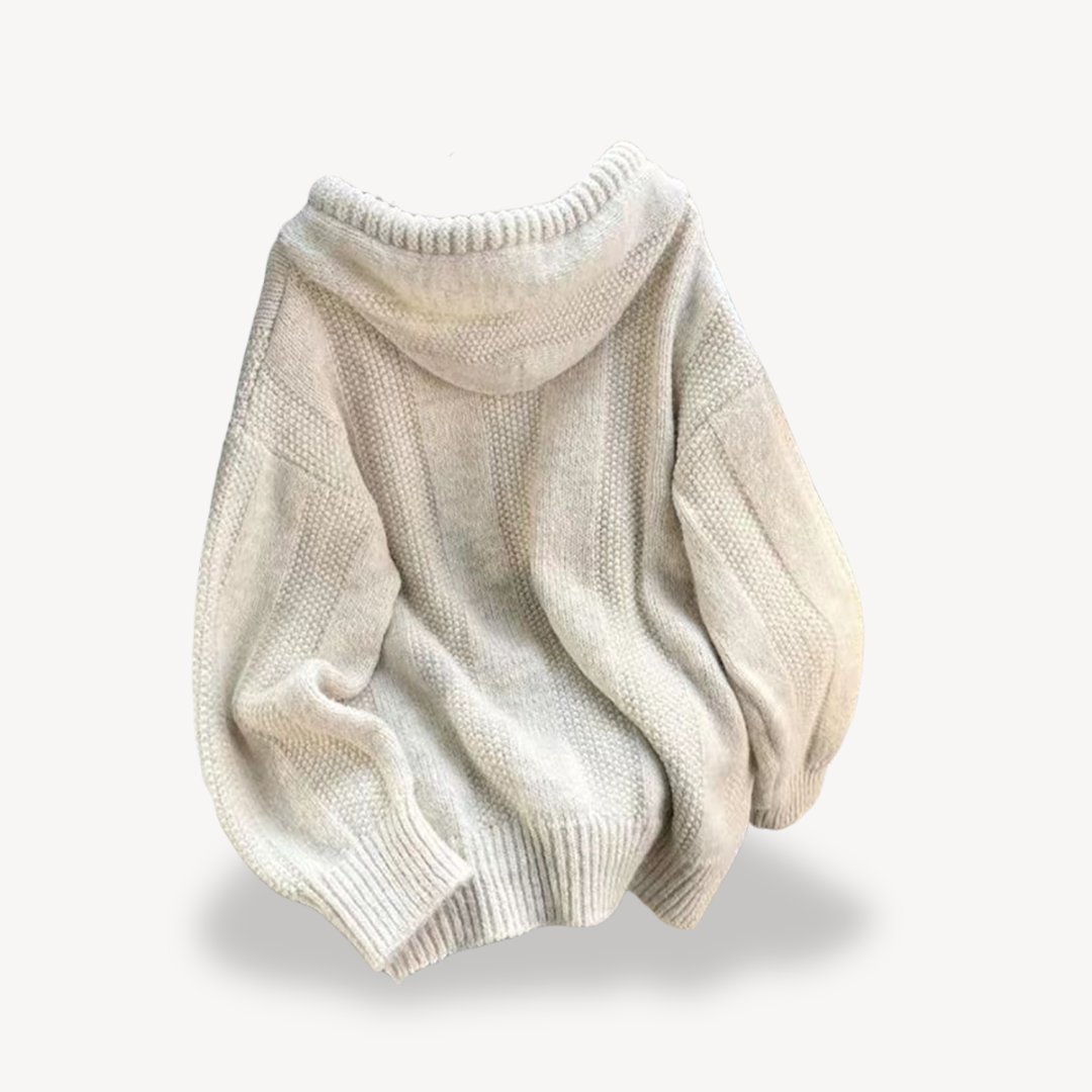 Knitted Hoodie Sweater for Women | Clara Vienne