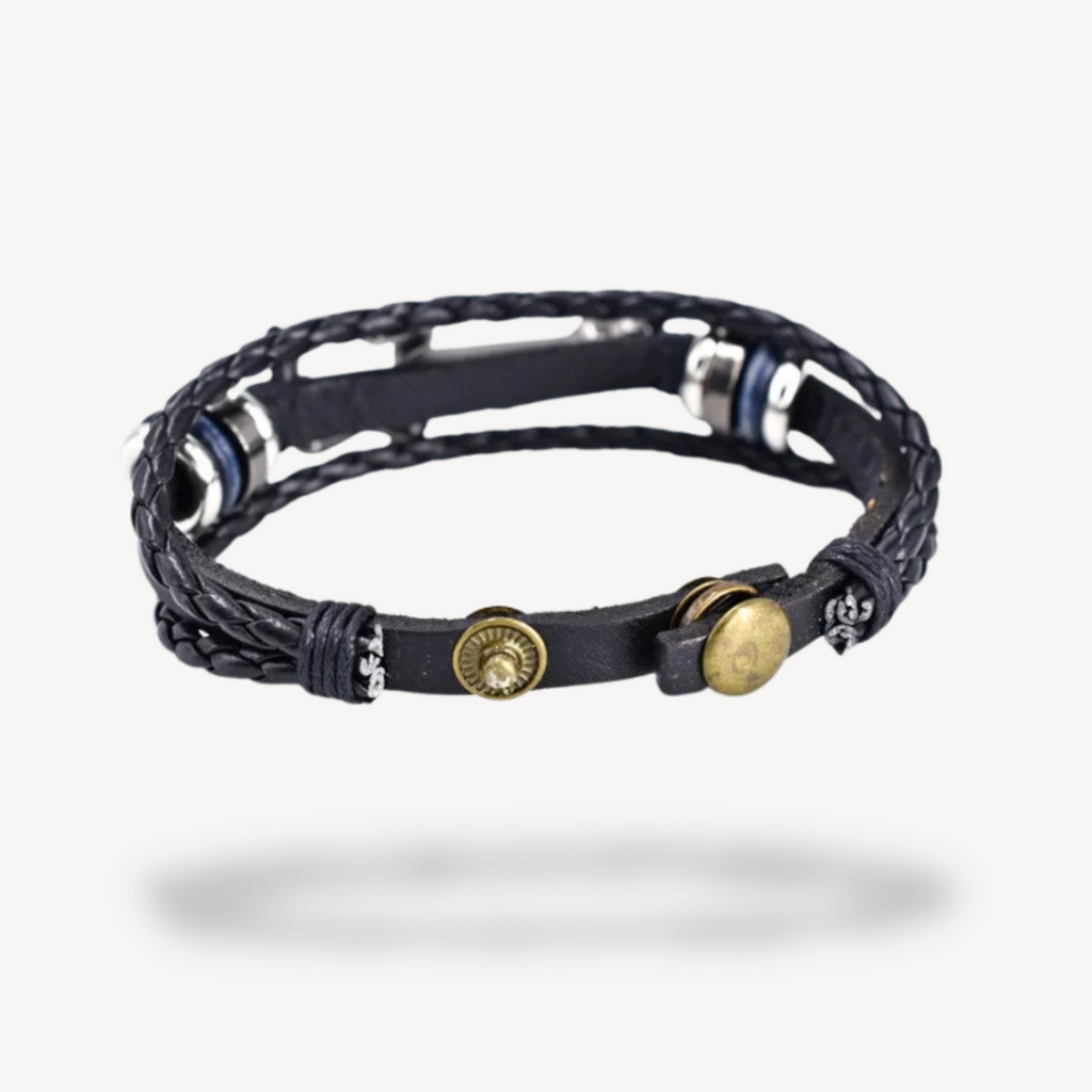 Guitar Design Leather Bracelet | Clara Vienne