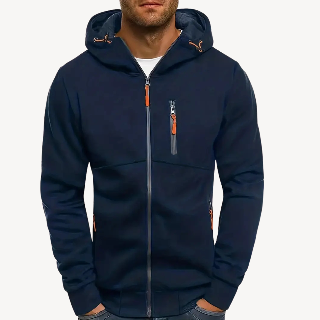 Casual Hoodie Cotton Polyester Men | Clara Vienne