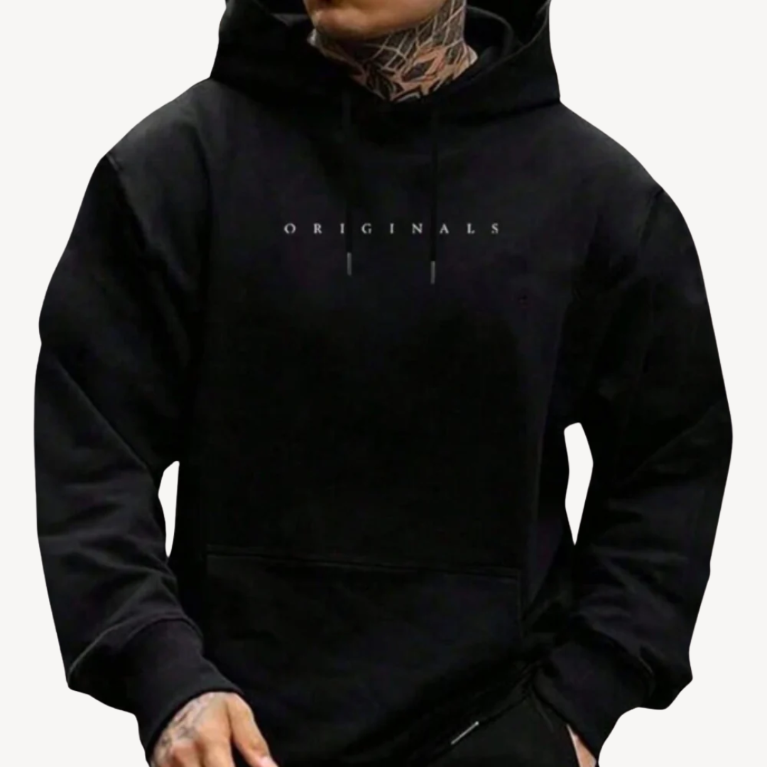 Hooded Sweatshirt Cotton Blend Men | Clara Vienne