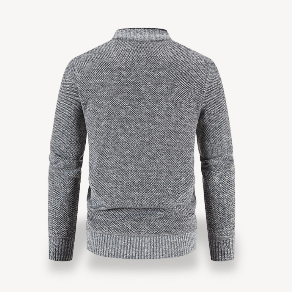 Fleece Lined Button Cardigan Jacket Men | Clara Vienne