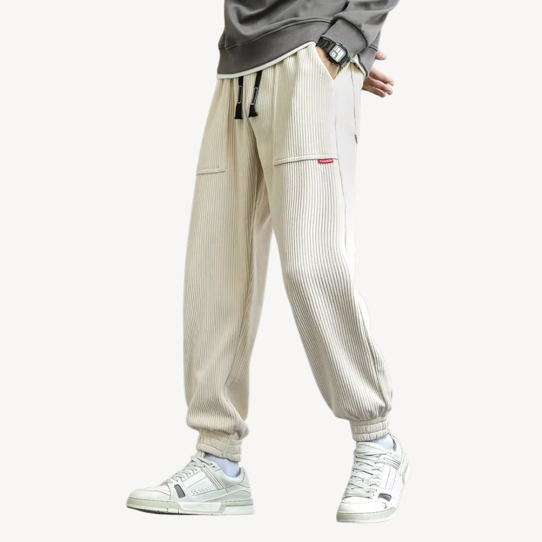 Men's Corduroy Jogger Trousers | Clara Vienne