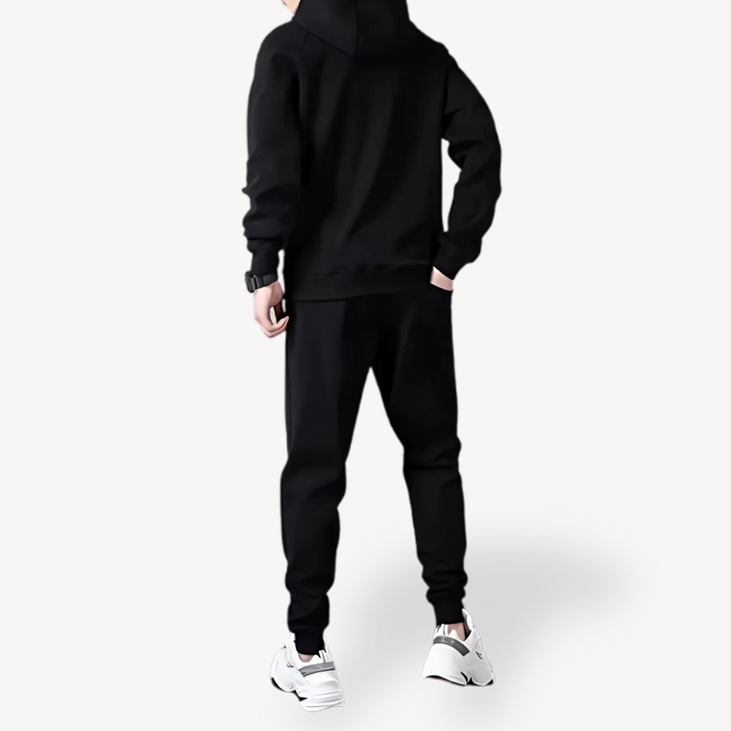 Clara Vienne Men's Fleece Tracksuit – Zip Hoodie & Joggers