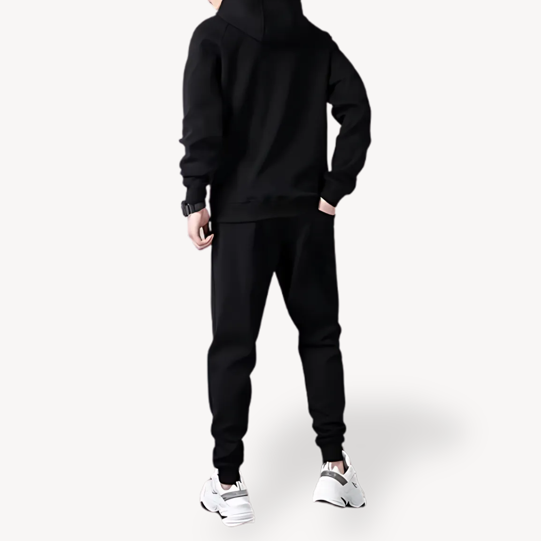 Clara Vienne Men's Fleece Tracksuit – Zip Hoodie & Joggers