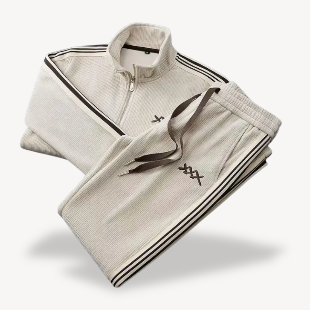 Men's Athletic Striped Tracksuit | Clara Vienne