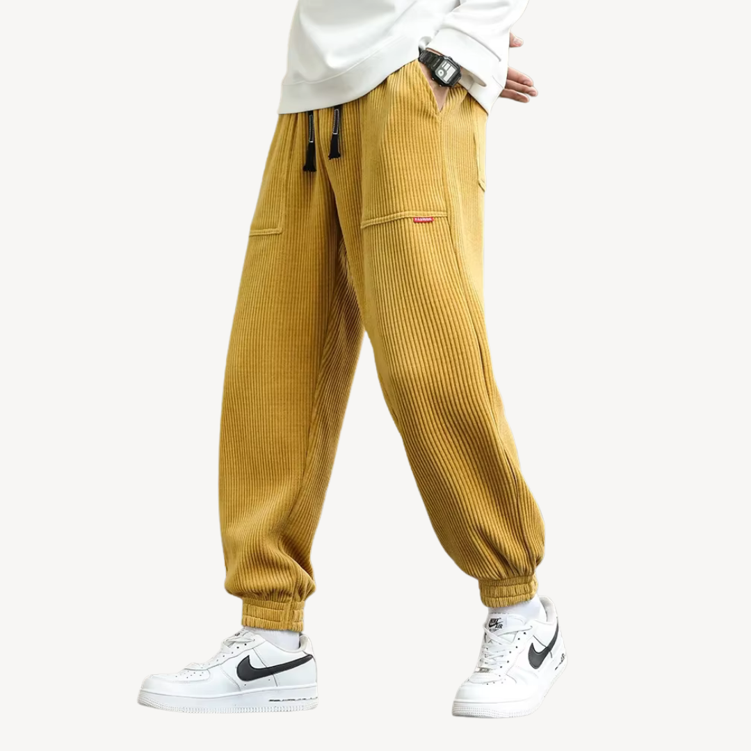 Men's Corduroy Jogger Trousers | Clara Vienne