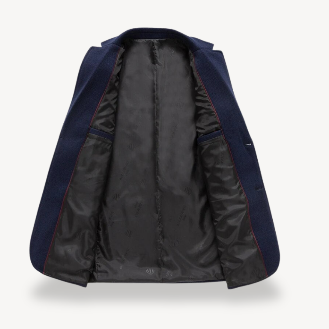 Casual Men’s Button Closure Blazer | Clara Vienne