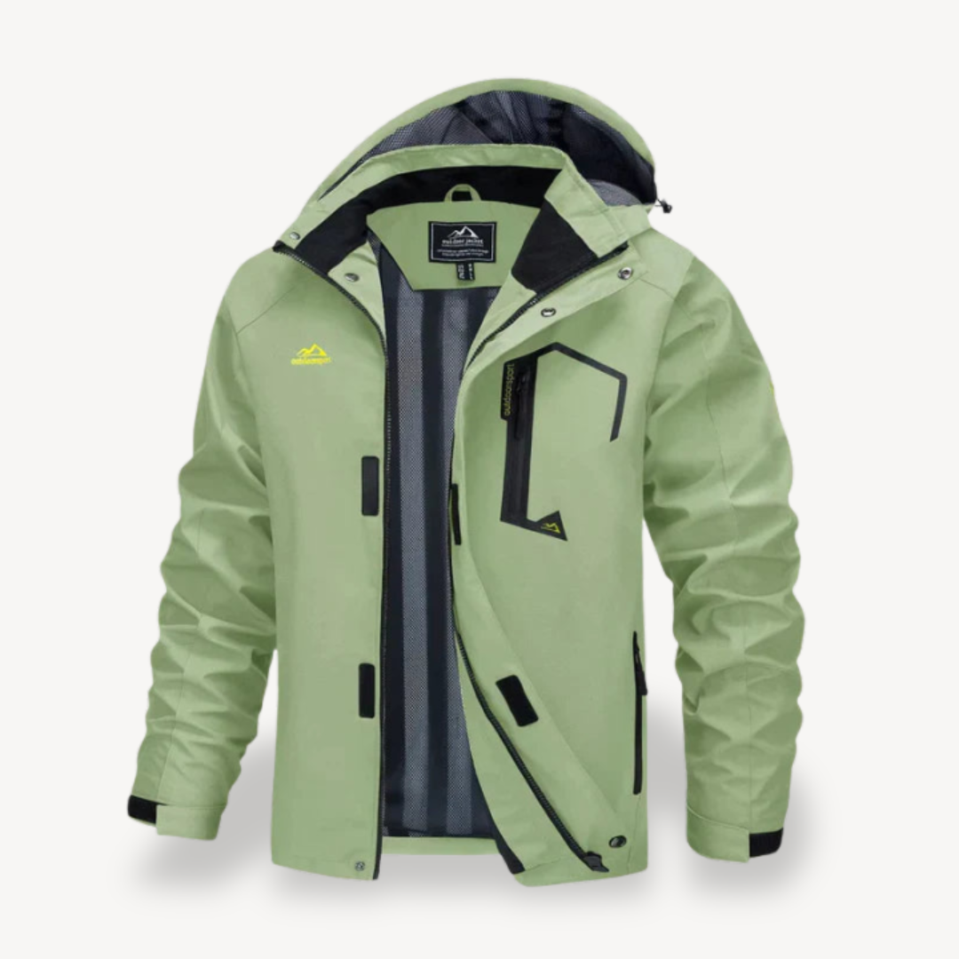 Men's Camo Waterproof Winter Jacket with Hood | Clara Vienne