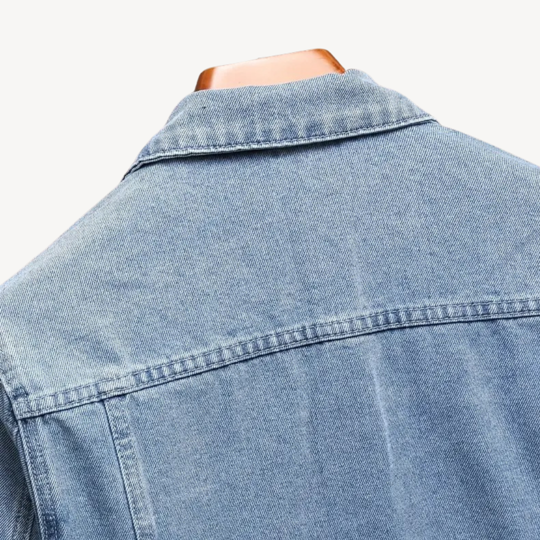 Light Blue Denim Jacket for Men | Clara Vienne
