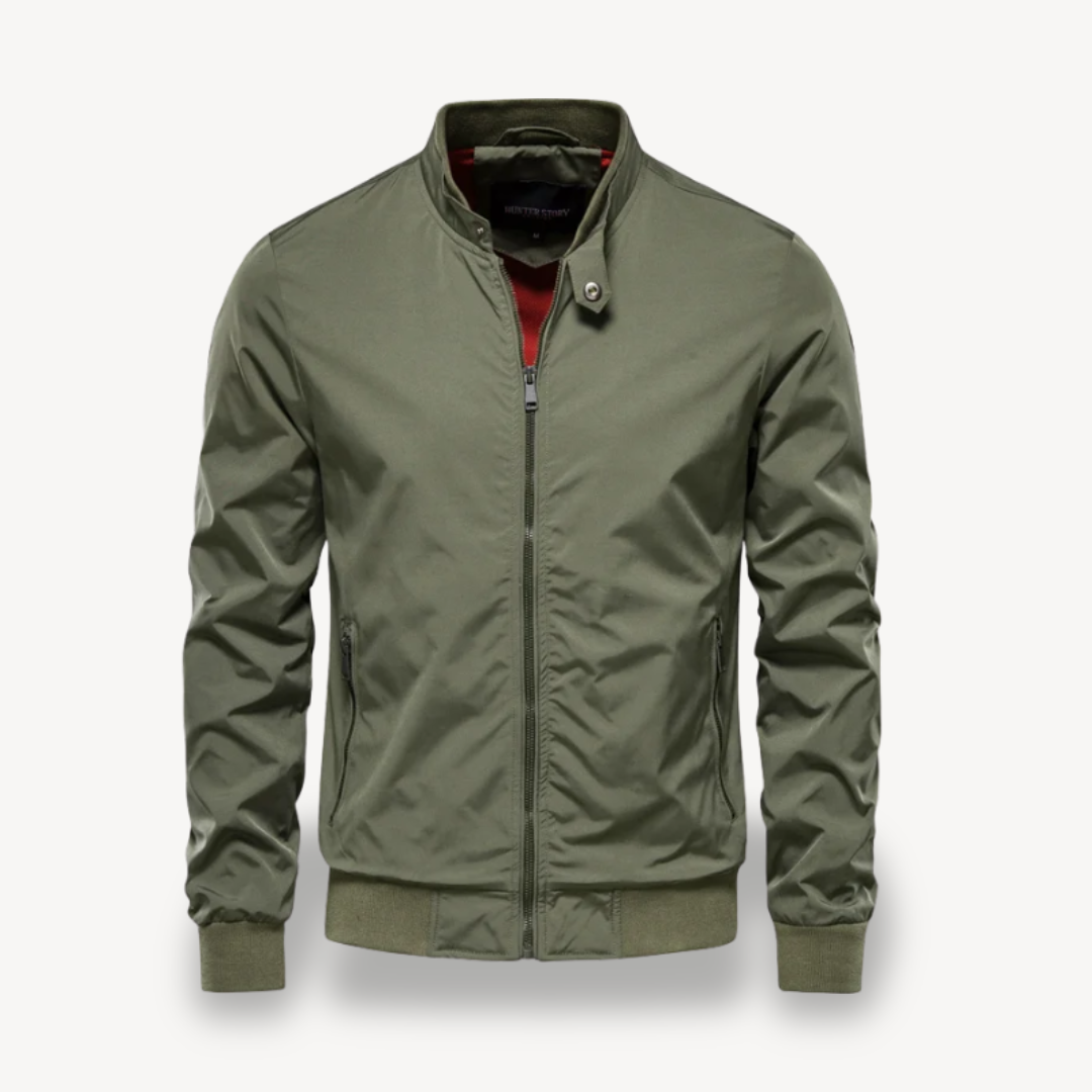 Men's Bomber Jacket Zip-Up Lightweight | Clara Vienne