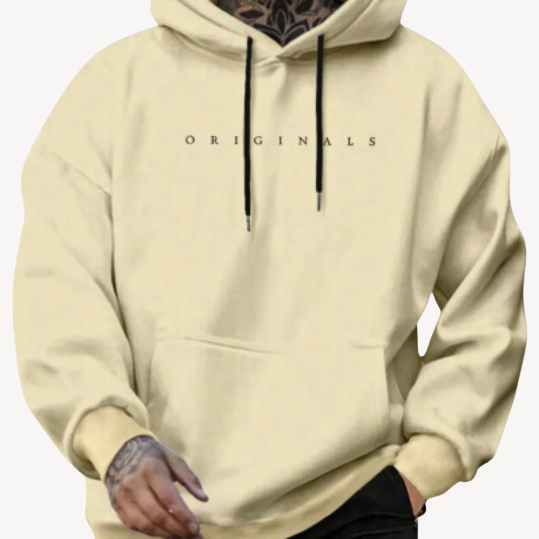 Hooded Sweatshirt Cotton Blend Men | Clara Vienne