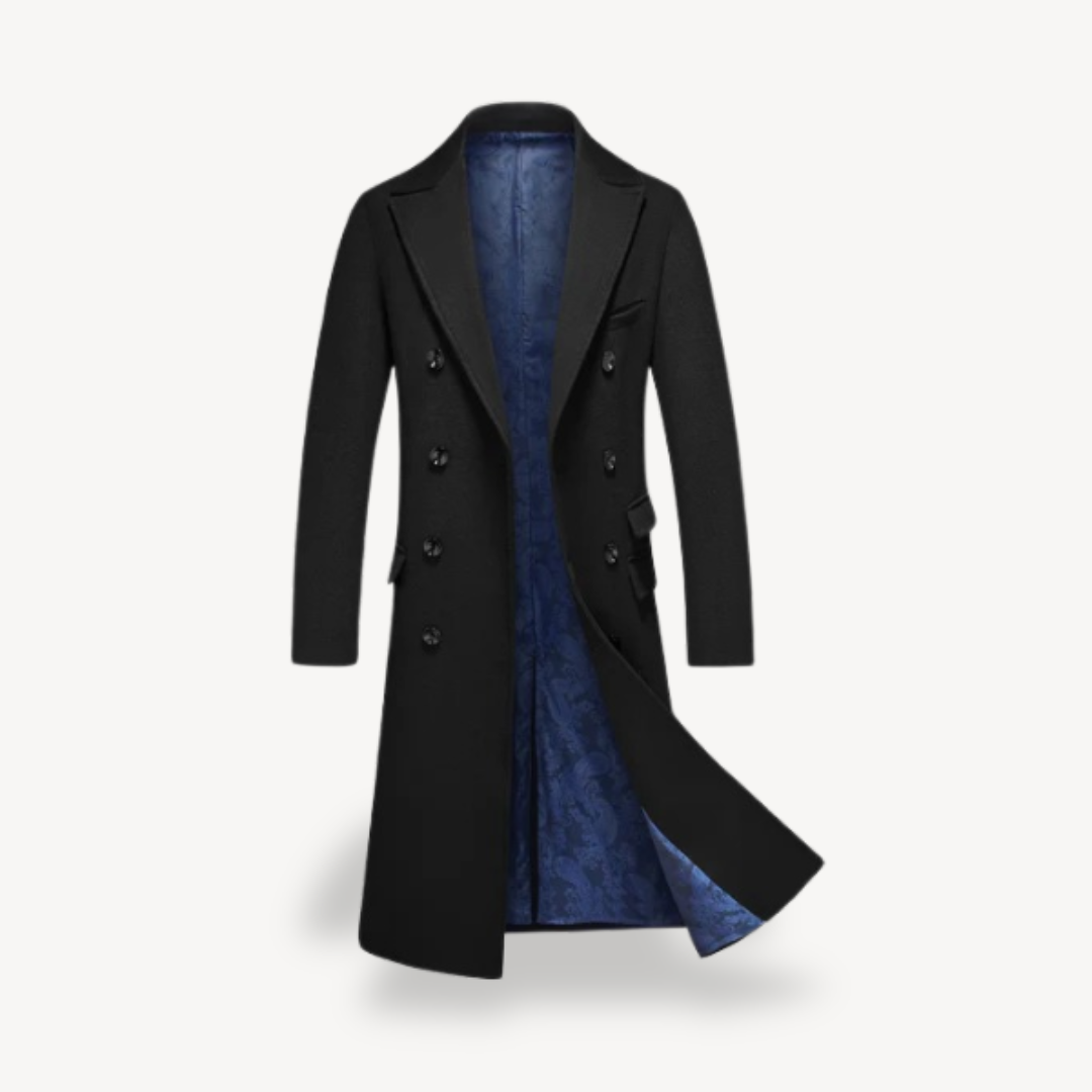 Double Breasted Overcoat Men | Clara Vienne