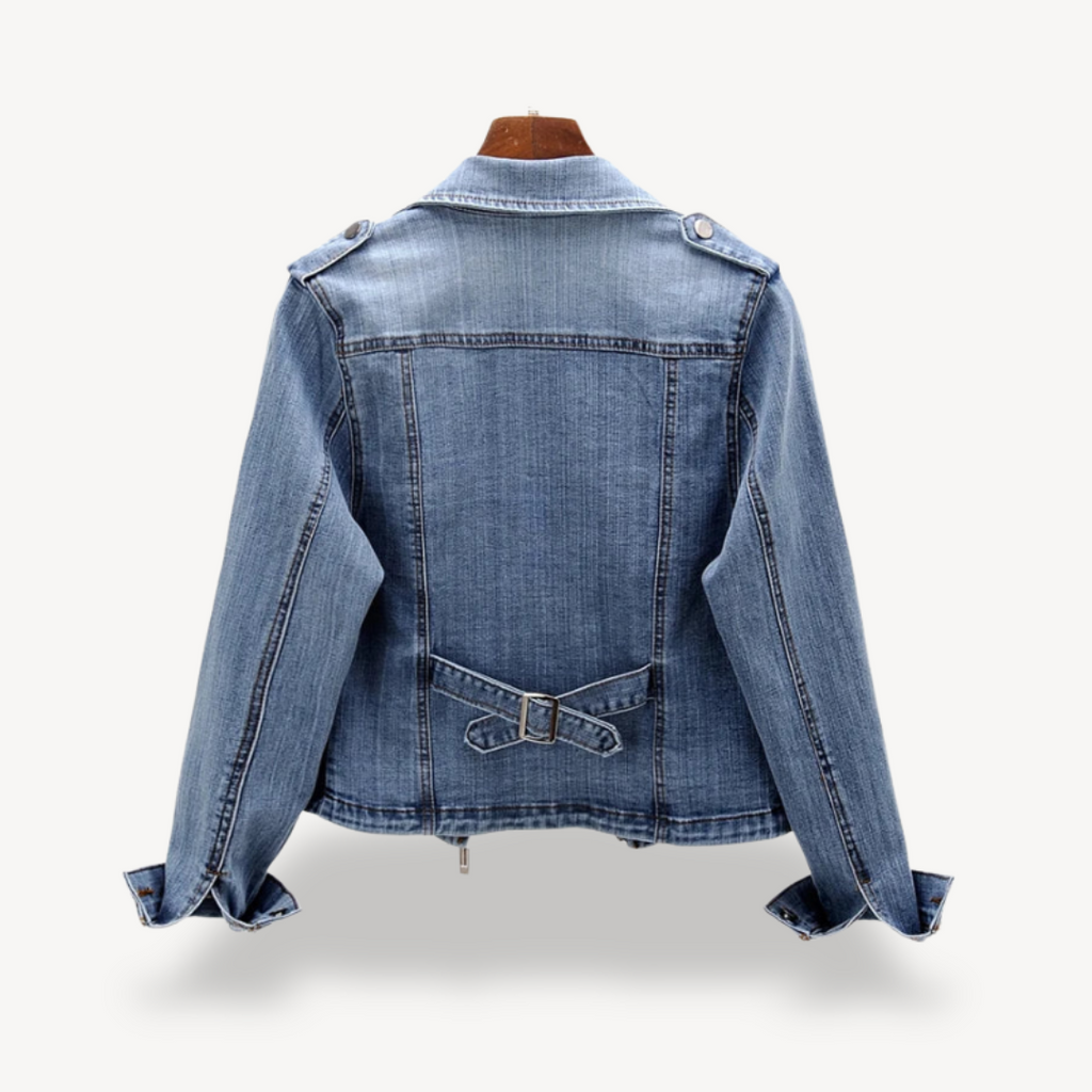 Denim Biker Jacket for Women | Clara Vienne