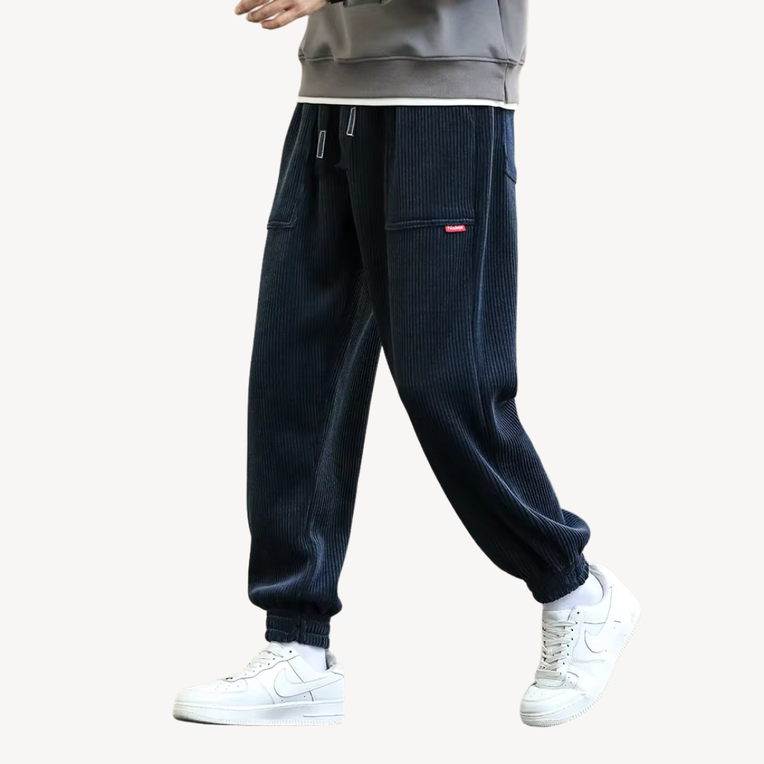 Men's Corduroy Jogger Trousers | Clara Vienne