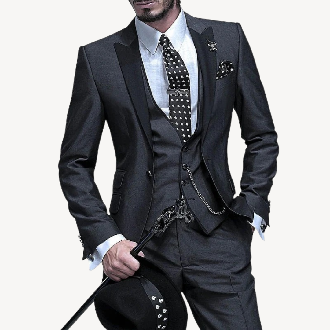 Men's 3-Piece Slim Fit Suit | Clara Vienne