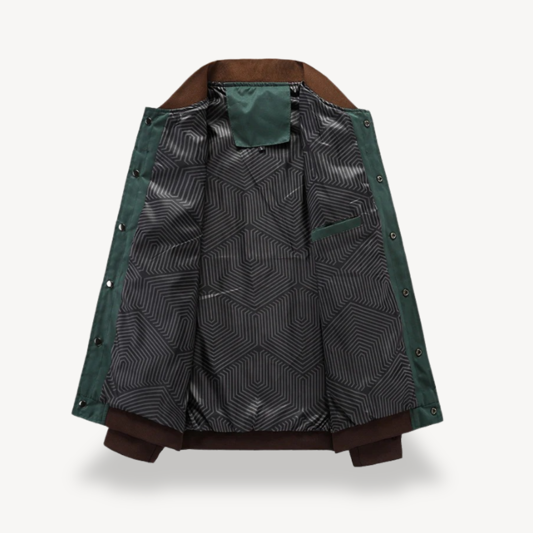 Bomber Jacket Polyester Men | Clara Vienne