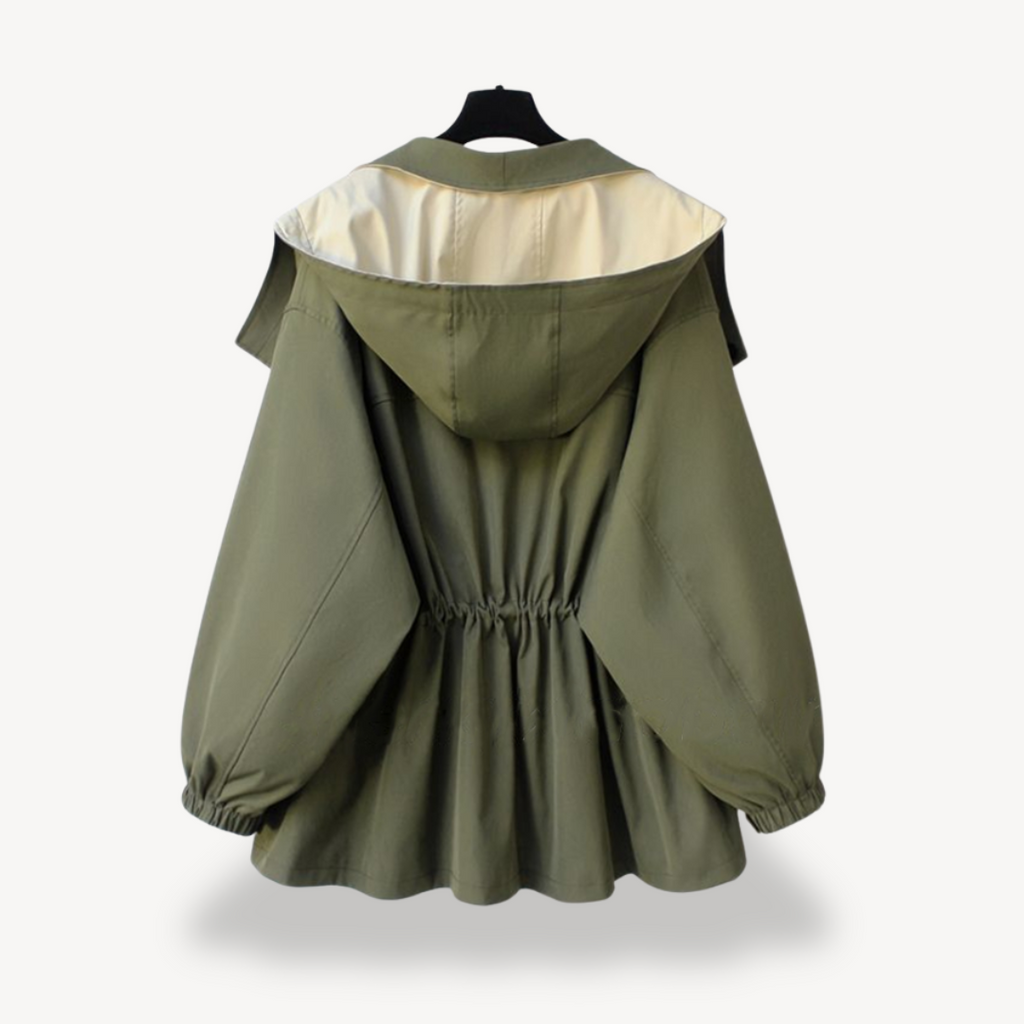 Colorblock Trench Coat for Women | Clara Vienne